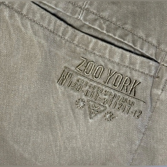 Vintage Zoo York Men's Chino Jeans Skater Style Streetwear Rare Sz 34 34x32 READ - Picture 12 of 13